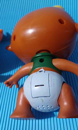 Muñeco Mini Power Rockers Carlos Con Sonido (Usado)