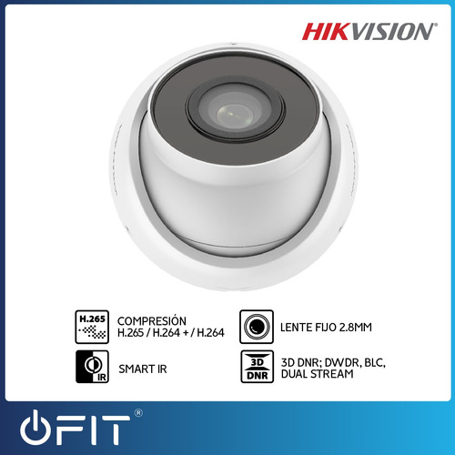 Imagen 4 de 10 de Camara Seguridad Kit Ip Poe Hikvision Nvr 4 + 2 Domo 2mpx
