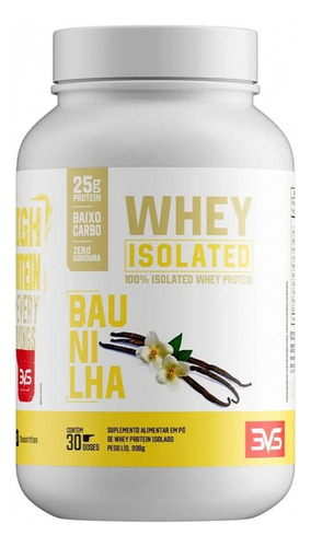Whey Isolated (900g) - Sabor: Baunilha Baunilha