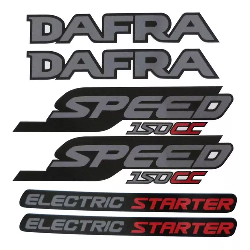 Adesivos Dafra 150 2008 A 2009 Speed Kit Ferkautoparts Peças e Acessórios  Nacionais e Importados