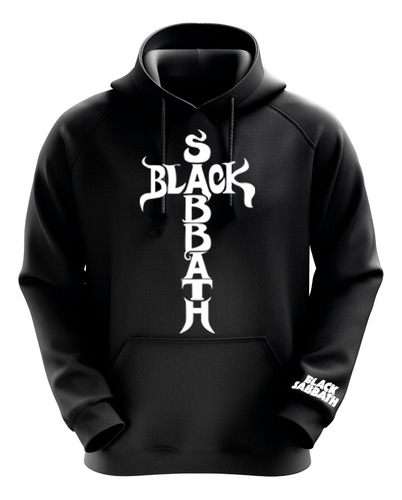 Polerón Negro Black Sabbath Diseño 2