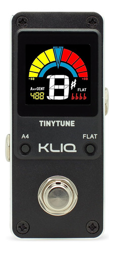 Pedal Sintonizador Kliq Tinytune Para Guitarra Y Bajo - Mini