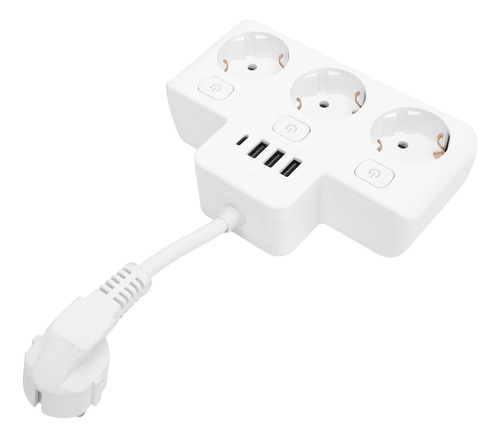 Protector Contra Sobretensiones Power Strip De 3 Vías, Igníf