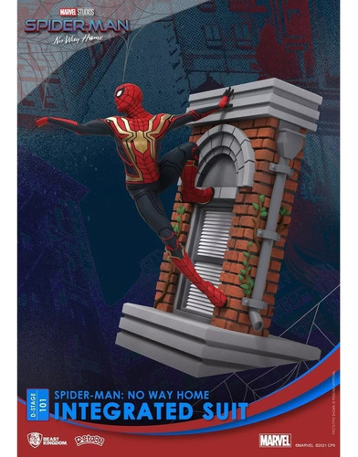 Beast Kingdom Diorama Spider Man No Way Home Traje Integrado