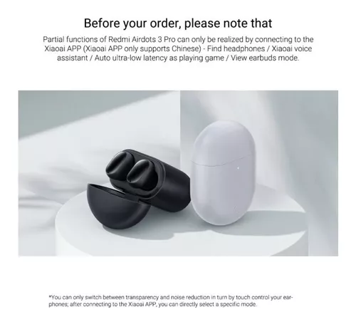 Xiaomi Buds 3 Pro Color Gris