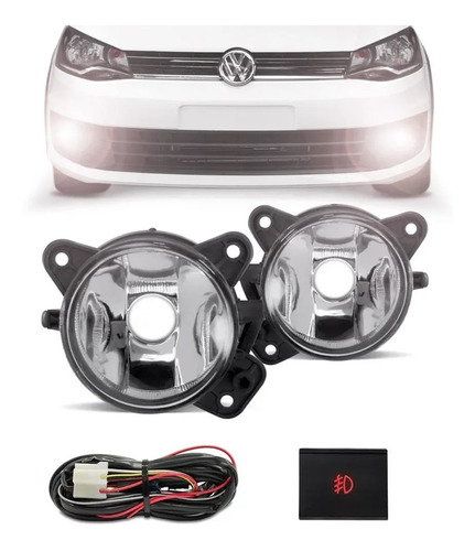 Kit Farol Milha Saveiro Trend Tropper G6 2013 2014 2015 2016