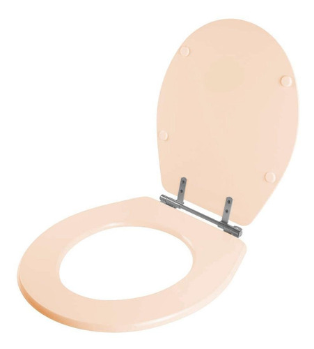 Assento Sanitário Poliéster Ravena Rosa Floral P/ Louça Deca