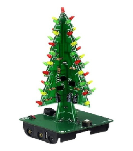 Kit Escolar - Arbol De Navidad Con Leds - ( 3d Cristmas )