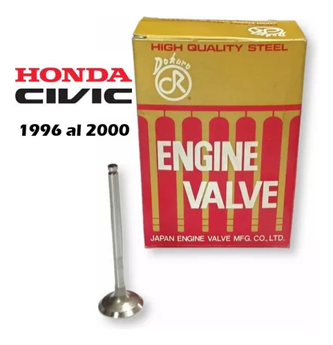 Valvulas Escape Honda Civic 1.6 1996 1997 1998 1999 2000