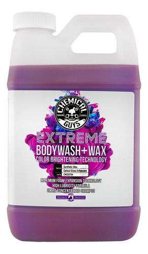 Chemical Guys Cws20764 Extreme Gel Corporal Y Car Wash S