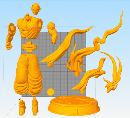 Dragon Ball Orange Piccolo Kn Archivos Stl Para Impresión 3d