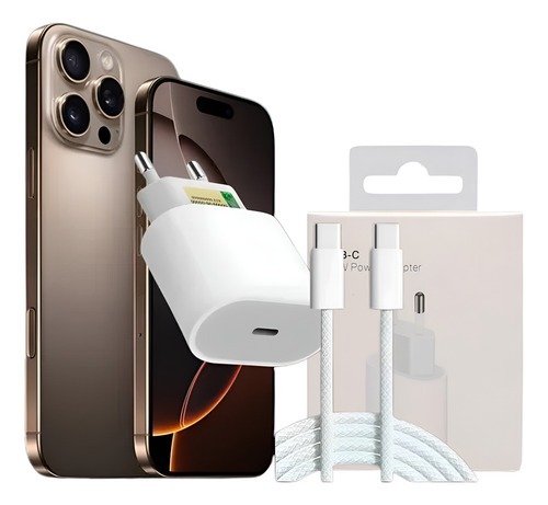 Carregador Rápido Apple 20w + Cabo iPhone Original