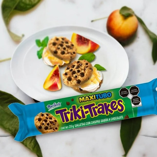 Triki-trakes Maxitubo Con Chispas Sabor Chocolate 215 G