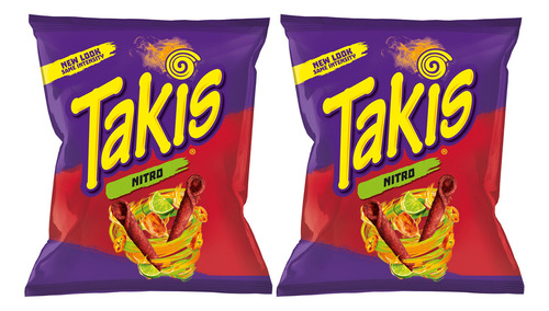 Papas fritas Takis habanero y limón 280.7 g pack x 2 u