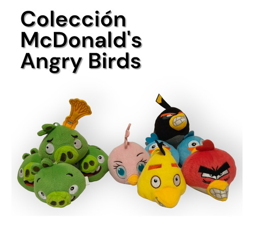 Angry Birds Mcdonalds - Peluche Retro Vintage 