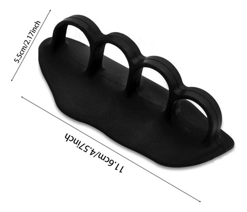 1 Pair Of Black Weightlifting Grips