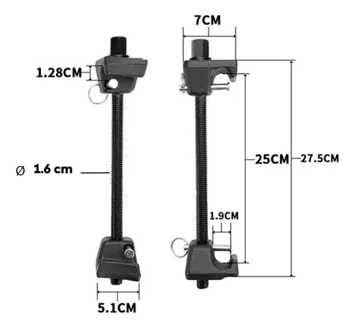 Compresor Recoge Espirales Resortes Con Llave Seguridad 12''
