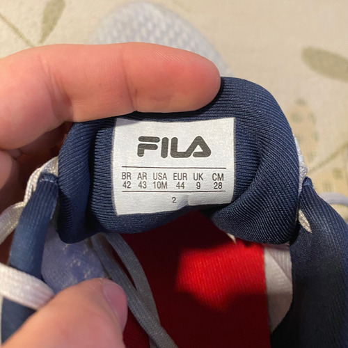 Zapatillas Fila Racer Curve Gris Hombre (Usado)