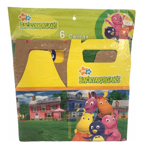 24 Loncheras Cajas Backyardigans Dulcero Bolsita Fiesta Gm