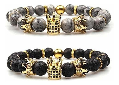 Imperial Royal Crown Conjunto De Pulsera De Cuenta