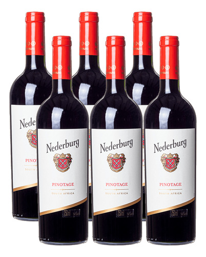 Vinho Nederburg Pinotage 750 Ml Kit 06 Un