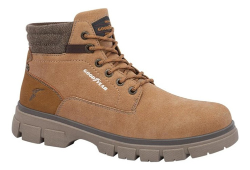 Bota De Caballero Casual Goodyear B518 Color Camel