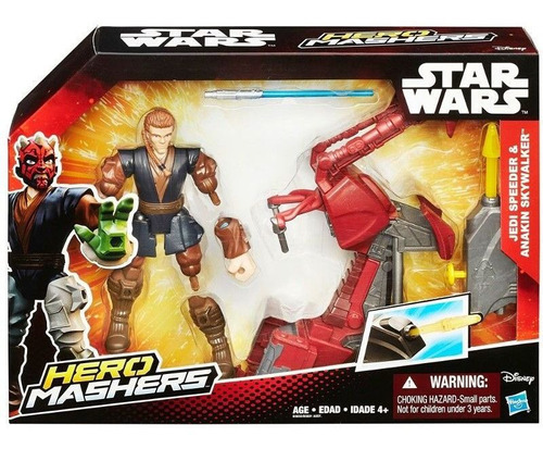 Boneco Anakin Skywalker E Jedi Speeder Star Wars Hero B3833