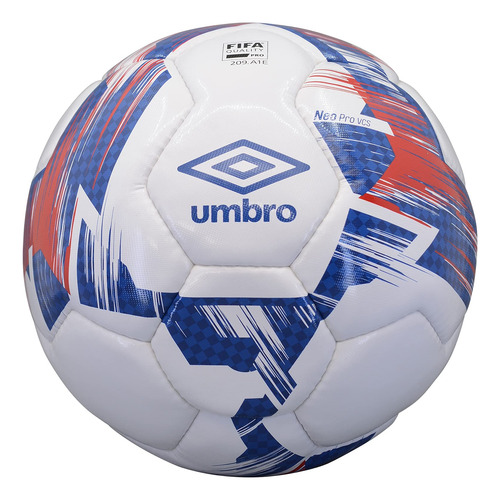 Balon Umbro Neo Futsal Pro Blanco Azul Regal Vermillion