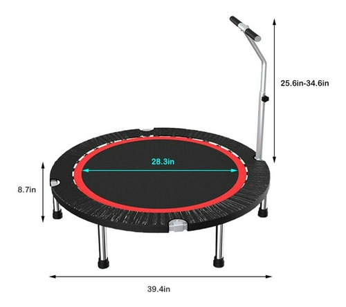 Imagen 2 de 5 de Trampolin De 40 Pulgadas Con Agarre