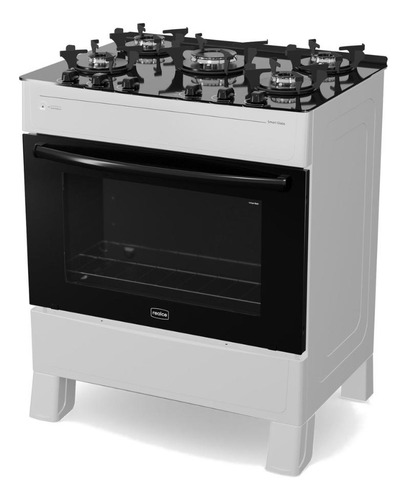 Fogão 5 Bocas A Gás Realce Smart Glass Cr222 Cor Branco 127/220
