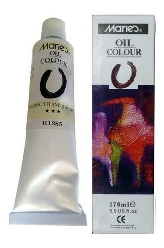 Oleo Marie's Blanco 170 Ml + Set Pinceles 000 