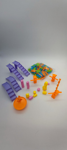 114 Piezas Efecto Domino, Camino De Domino Juego Didáctico
