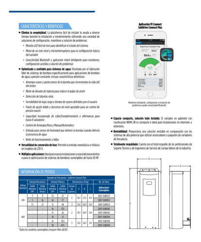 Variador De Frecuencia Enfriado Por Aire Franklin Electric