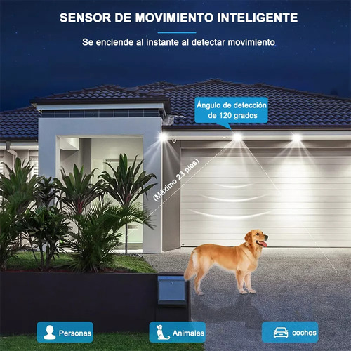 Banna 8 Focos Led Ahorrador Con Sensor De Movimiento 9w E27