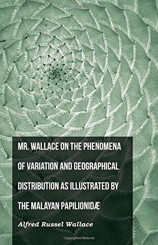 Mr Wallace On The Phenomena Of Variation And Geographical Di