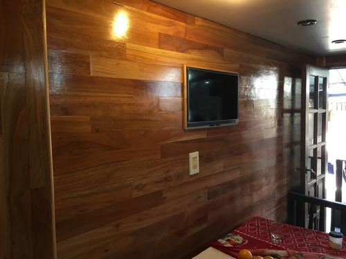 Revestimiento De Pared Con Madera Estilo Rústico 1900$ X M