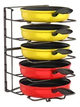 Comprar Organizador De Ollas Y Sartenes Para Gabinete De 5 Niveles