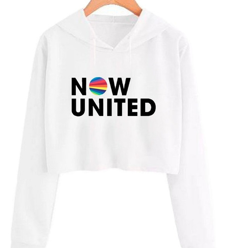 Moletom Cropped Infantil Now United Blusa Casaco Meninas #