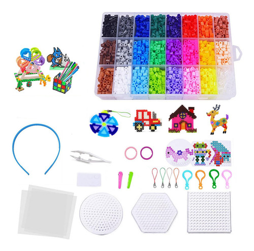 4300 Pcs Cuentas Y Abalorios Plásticos Cuentas Para Planchar