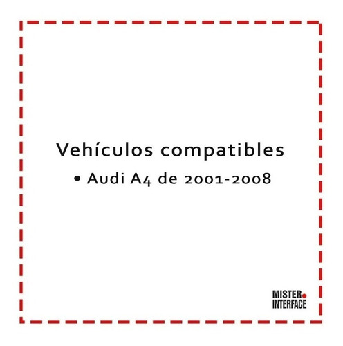 Imagen 2 de 4 de Marco Adaptador Estereo Audi A4 2 Din Frente 24au06