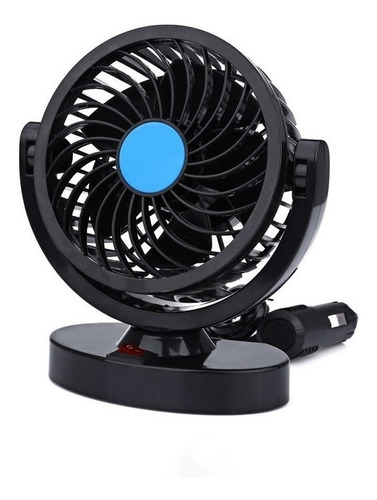 Ventilador 12v Para Auto 360° De Rotación Bajo Ruido Bajo