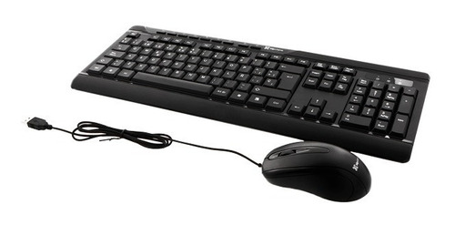 Combo Teclado Y Mouse Usb Cableado Para Pc Kck-251s Backup