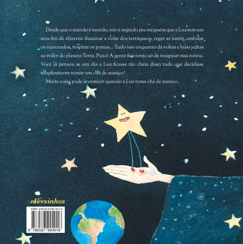 Quando a Lua Tomou Chá de Sumiço de Maria Camargo Capa Dura Português