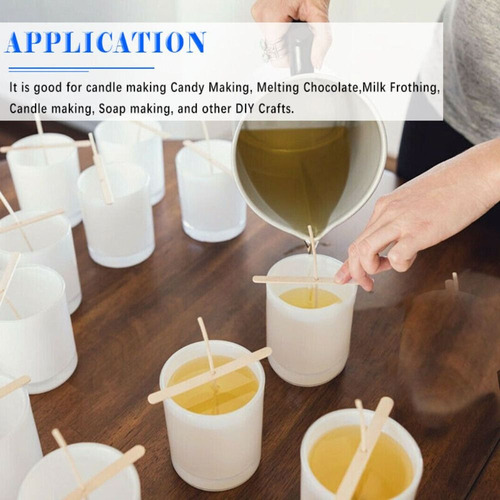 Vaso De Cera Para Derretir Velas, Jarra De Aluminio Para Ver
