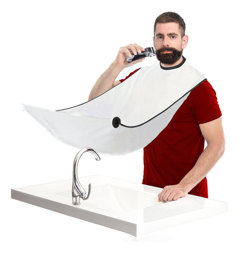 Delantal Para Barba Con Ventosa Para Afeitar Y
