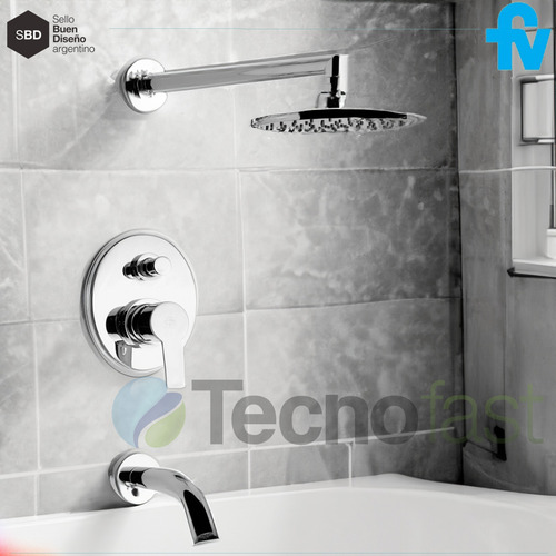 Griferia Duchador Fv Puelo Monocomando 0106/b5 Ducha Baño