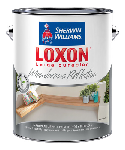 Membrana Sherwin Williams Loxon Ld Reflectiva Blanca 5 Kg