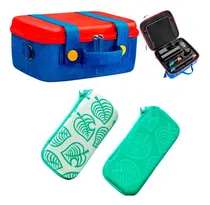 Comprar Pack Maleta Nintendo Switch Y Oled R\u002Fa + Estuche Verde A C