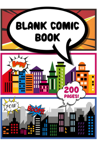 Libro: Blank Comic Book: Make Your Own Comics, For Kids And 