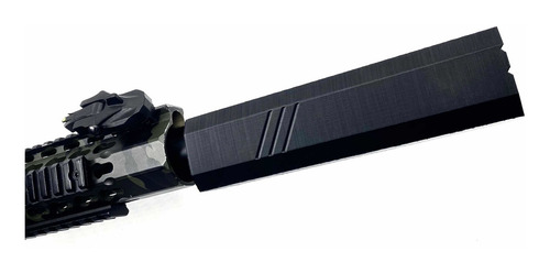 Supressor Osprey Style Rosca Esquerda 14mm Silenciador 140mm